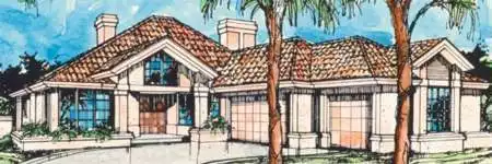 image of beach house plan 1411